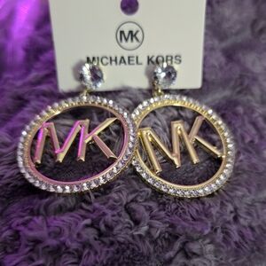 Michael Kors Gold and Silver Earrings